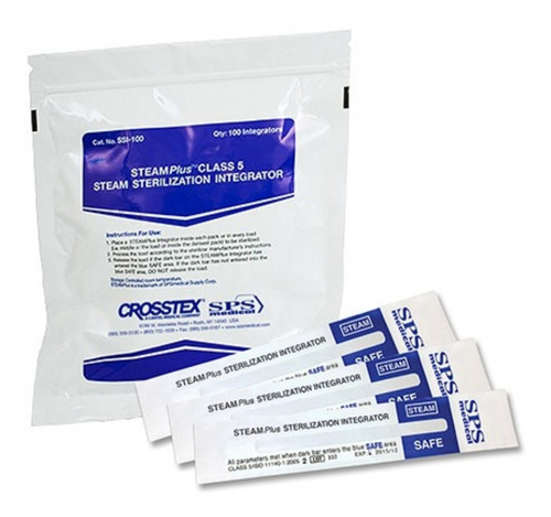 50 Indicador Biológico + 50 Integrador Químico Classe 5 Sps