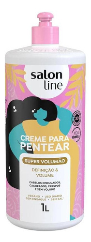 Creme De Pentear Cabelo Super Volumão Sem Sal Salon Line 1l