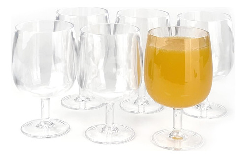 Conjunto De Yalin De 6 Copas De Vaso Acrílico Y Vaso Acrílic