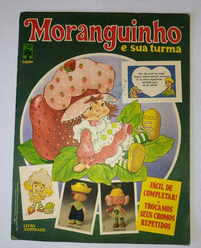 Álbum De Figurinhas Moranguinho E Sua Turma 1984 