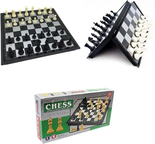 Ajedrez Tablero Magnético Portátil Juego De Mesa