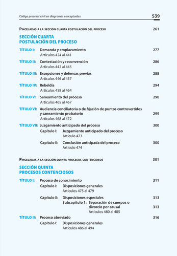 Código Procesal Civil En Diagramas Conceptuales