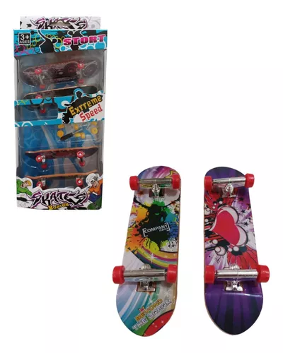 Skate de Dedo Tech Deck Flip C/4 Rodas,Chave de Fendas e Adesivos