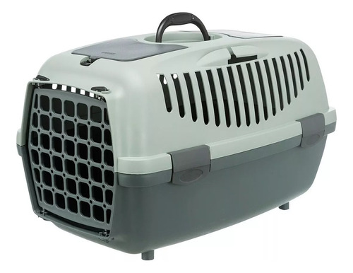 Transportadora Be Ecologica Capri 1 Perro Gato 6kg 48x32x31 Color Gris