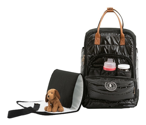 Imagen 8 de 9 de Mochila Baby Bag Patagonia Diamond Negro Legion Extranjera