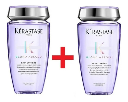 Kit Shampoo Kerastase Blond Absolu Bain Lumiere 2un X 250 Ml