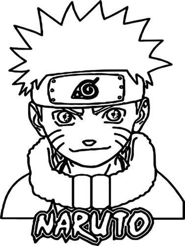 Naruto para colorir