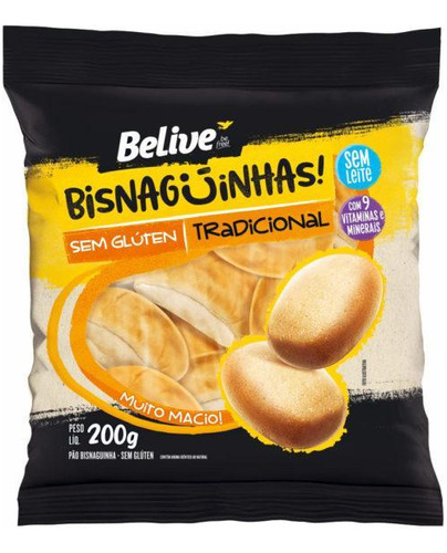 Bisnaguinha Sem Lactose Sem Gluten 200g Tradicional