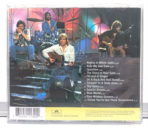 Cd Moody Blues - 20th Century Masters/best Of/imp Usa Excele (Usado)
