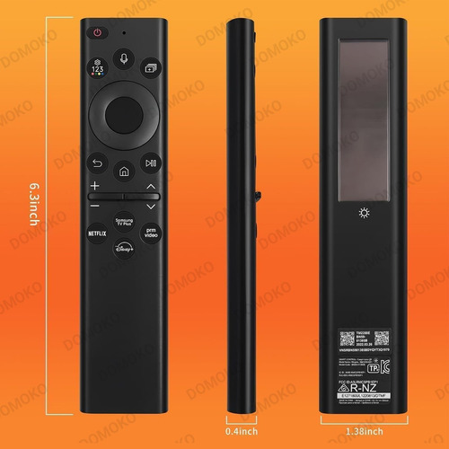 Control Remoto Solar Para Pantalla Smart Tv Samsung 4k 8k