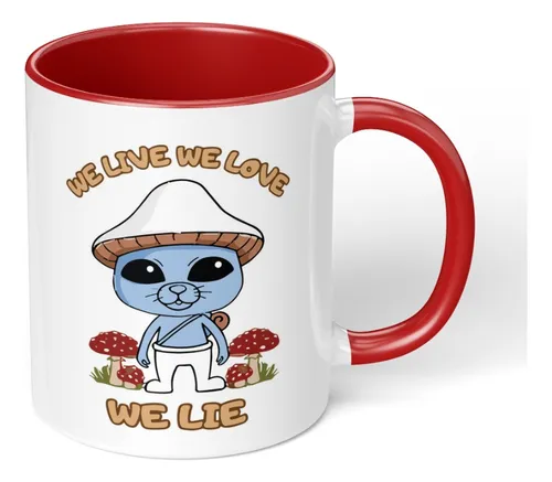 Taza Tazon Cafe Meme Gato Pitufo Varios Colores