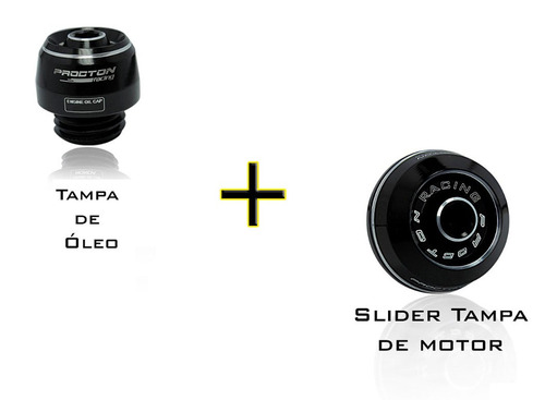 Slider Tampa Motor + Tampa Óleo Procton Hornet Xj6 Bmw