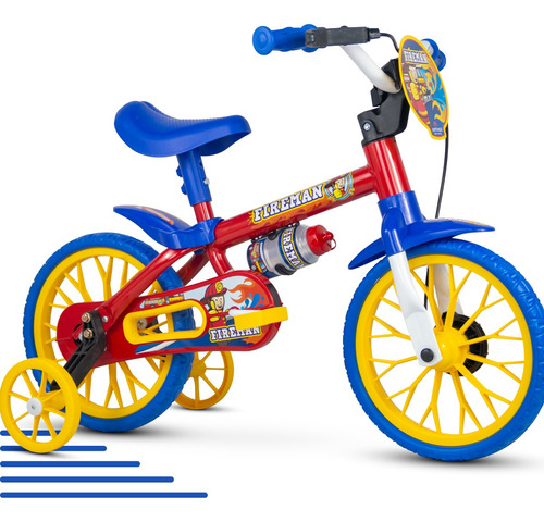 Bicicleta Nathor Infantil Aro 12 Menino Menina 3 A 5 Anos