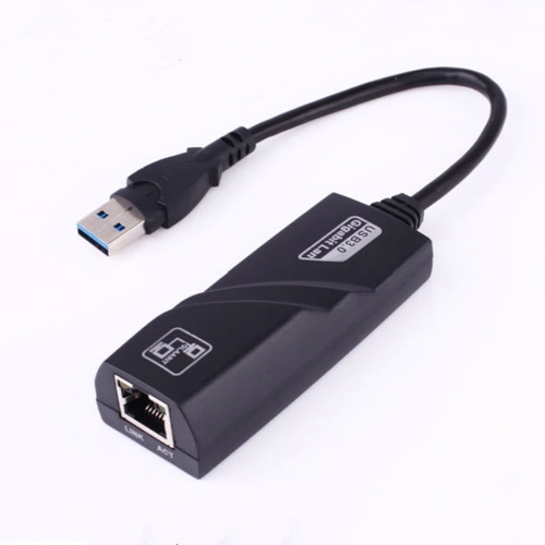 Adaptador Usb 3 A Rj45 Lan Gigabit Ethernet 10/100/1000 Mbps