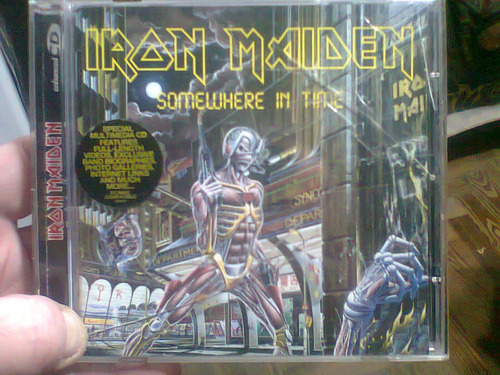 Cd Iron Maiden Somewhere In Time Remaster Bonus Eu Metal K