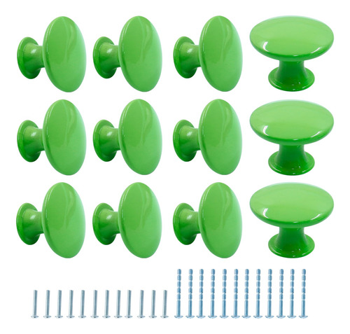 Moicstiy 12 Pomos De Gabinete De Forma Redonda Para Cajones.