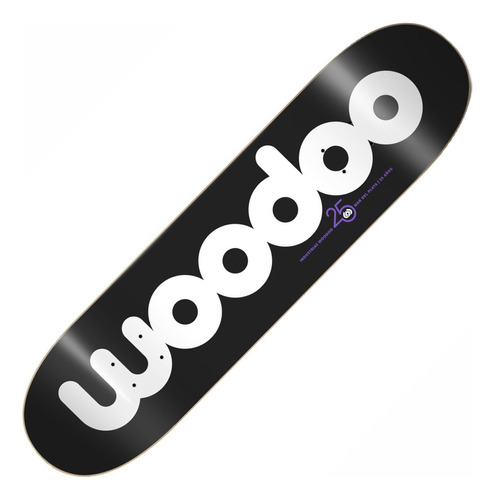 Tabla Skate Profesional Woodoo ¡maple Canadiense! Negra 8.00