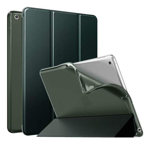 Funda iPad 10.2 Moko Delgada Soporte Translúcido Verde