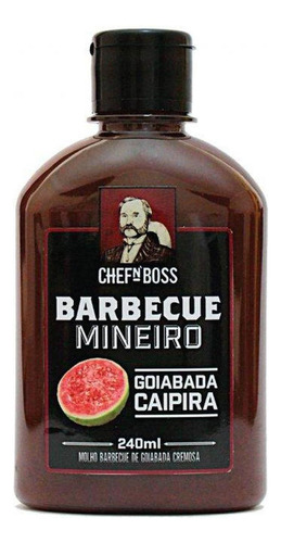 Molho Barbecue Mineiro Goiabada Caipira Chef N Boss 240ml