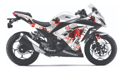 Calcos Kawasaki Ninja 300 Kit Personalizado