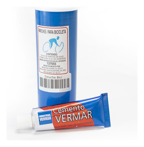 Bote De Parches Para Bicicleta Adhesivo 10 Ml Vermar