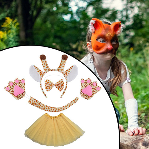 Conjunto De Disfraz De Jirafa, Lindos Accesorios De Disfraz