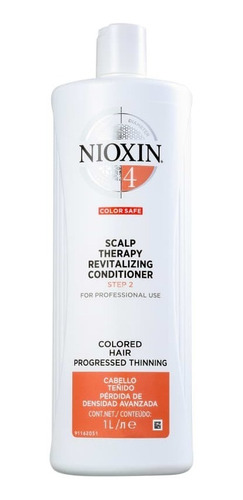 Nioxin Hair System 4 - Condicionador 1000ml Scalp Therapy