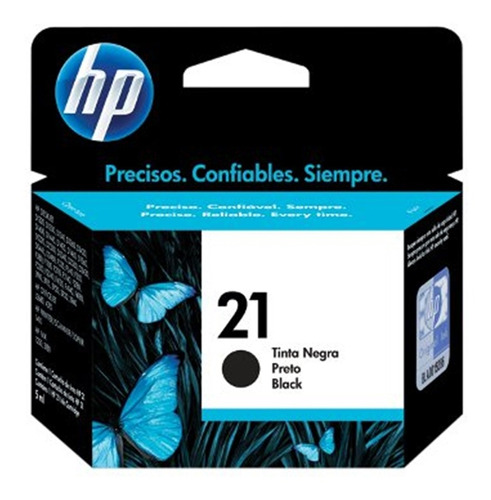 Cartucho De Tinta Hp 21 C9351al Negro