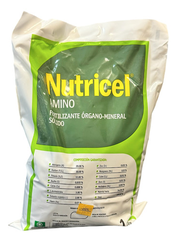 Nutricel 20-30-10 + Microelementos Cosmocel 1 Kg