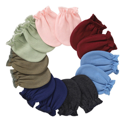 Juego De Gorro Y Guantes De Algodón Para Recién Nacido