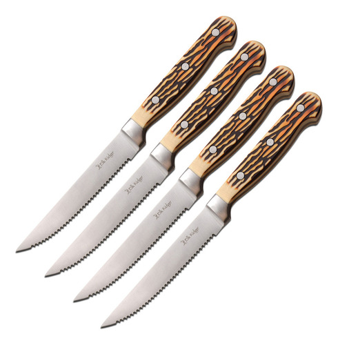 Set 4 Cuchillos Para Carne Elk Ridge