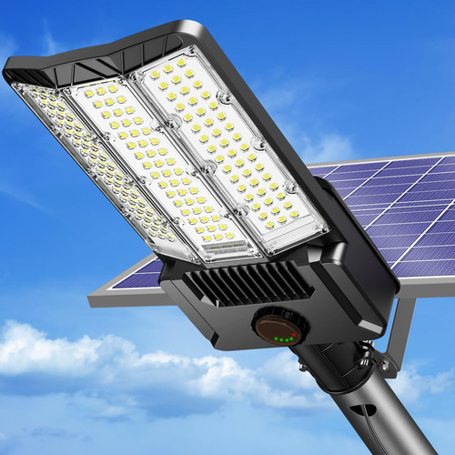 Adewalk Luz Solar De Calle De 4000 W, Luces Solares Comercia