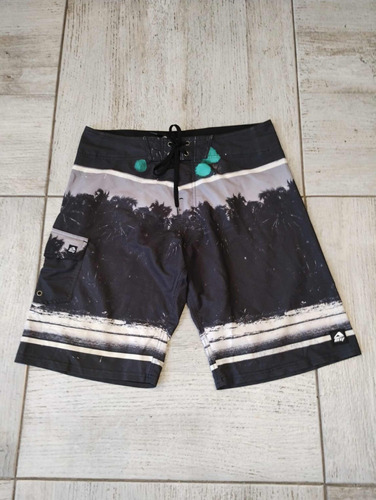 Short De Baño Reef Talle 34 Negro