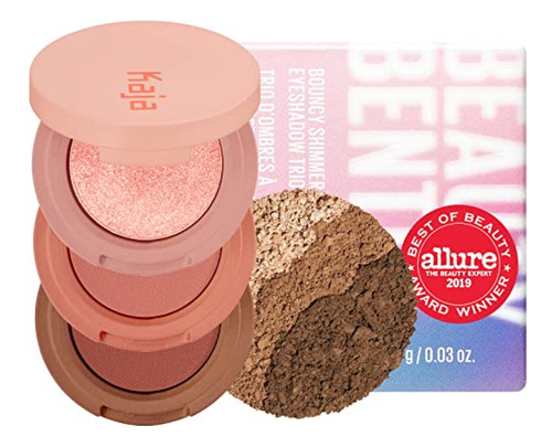 Paleta De Sombras  Colección Kaja Beauty Bento - Trío De Som