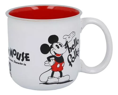 Mickey Mouse - Tazon De Ceramica - 380 Ml - Caja De Regalo