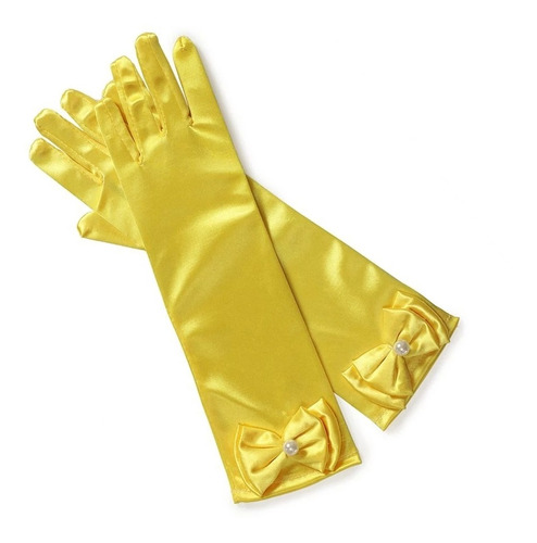 Guantes Princesa Accesorios Colores Seda