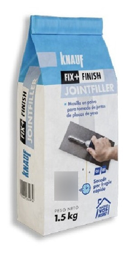 Fix+finish Jointfiller 1,5kg Knauf Masilla Secado Rapido