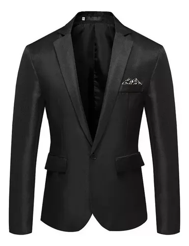 comprar Saco Casual Hombre Saco Blazer Chamarra Negra Saco Hombre