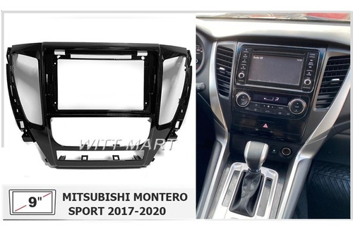 Adaptador Radio Bisel Mitsubishi Montero 2017-2020   9 PuLG