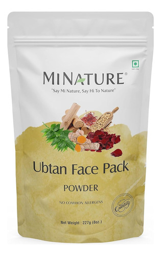 Ubtan Face And Body Pack By Mi Nature | Curcuma, Cebada, Gar