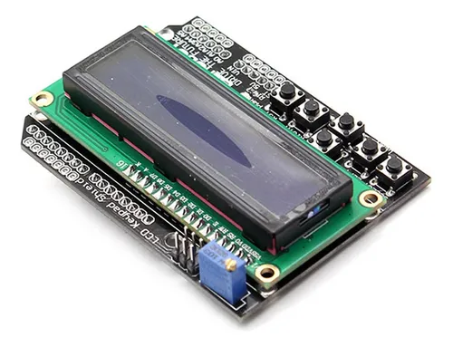 Shield Lcd 16x2 Backlight Azul Con 6 Teclas Para Arduino
