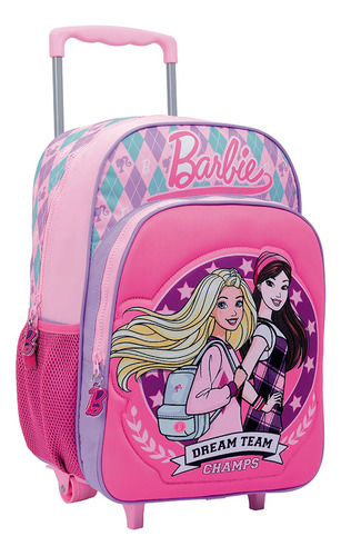 Barbie mochila 16 carro College Rosa Wabro