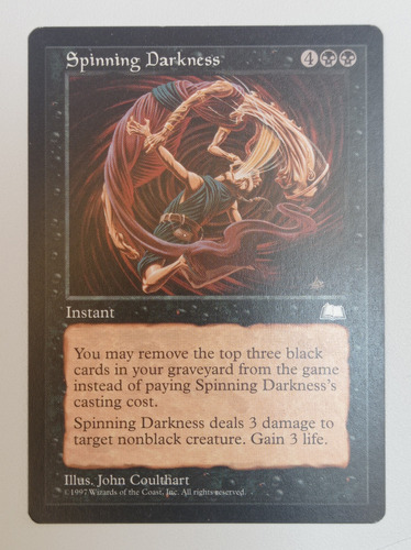 Carta Magic Spinning Darkness [weatherlight] Mtg Instant