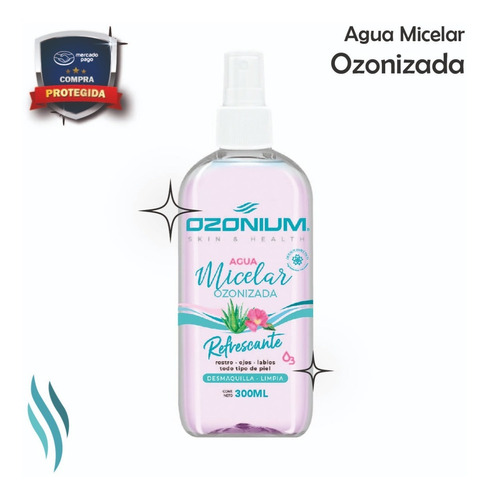 Agua Micelar Ozonizada 300ml, Ozonium Ozon005