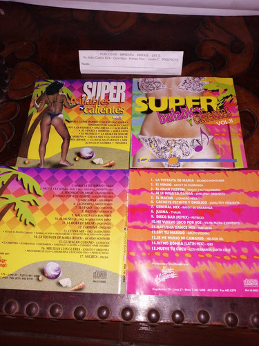 Super Bailables Y Calientes Cds