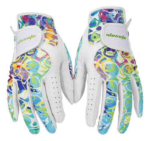 1 Par De Guantes De Golf For Mujer Mano Izquierda Y Derecha