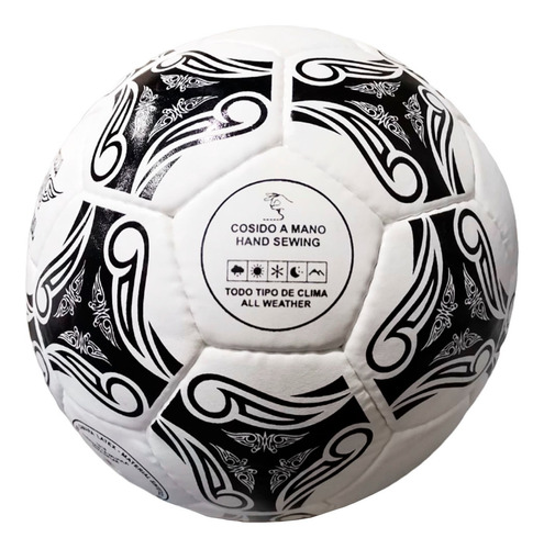 Balon Para Futbol Soccer Azteca Tribal Oficial Color Blanco/negro #5 