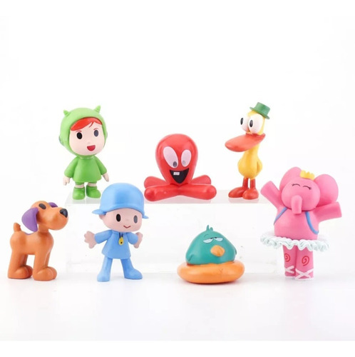 Set 7 Figuras Pocoyo Y Sus Amigos (de 4 A 7 Cm), Colección