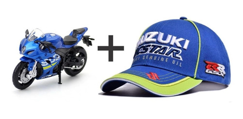  Gorra + Moto Suzuki Motogp Para Fans  