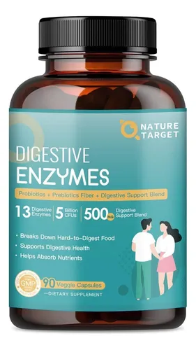 comprar Enzimas Digestivas Con Probióticos Y Prebióticos 90 Cps